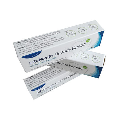 Pädiatrischer schneller trocknender gelber Fluorid-Lack mit geschmackvollem Aroma