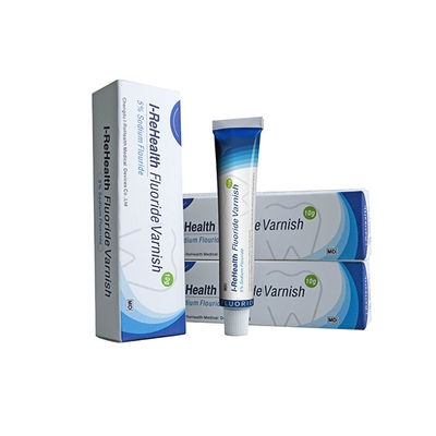 NaF pädiatrisches Fluorid-zahnmedizinischer Lack des Melonen-Aroma-5% für empfindliche Zähne 10g