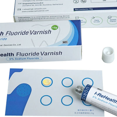 Fluorid-Zahn-Lack des Paraffin-22600ppm klebriger mit Leuchtstoffbürste