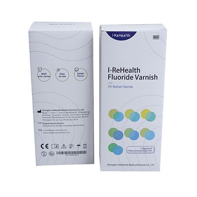 5% Natriumfluorid-Lack für das Kurieren der Erwachsen-Zahn-Empfindlichkeits-10-15s